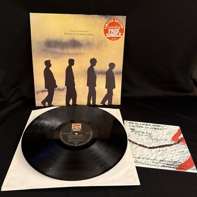 1985 ECHO & THE BUNNYMEN SONG TO LEARN SING  LP + 7'' VINYL sleeve