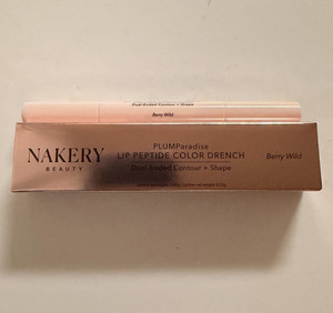 Nakery Beauty PLUMParadise Lip Peptide Color Drench Dual-Ended Berry Wild