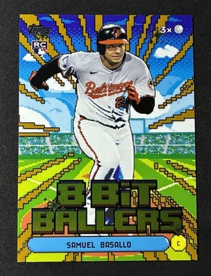 Topps 2026 Series One 8 Bit Ballers gold /50 Samuel Basallo Orioles