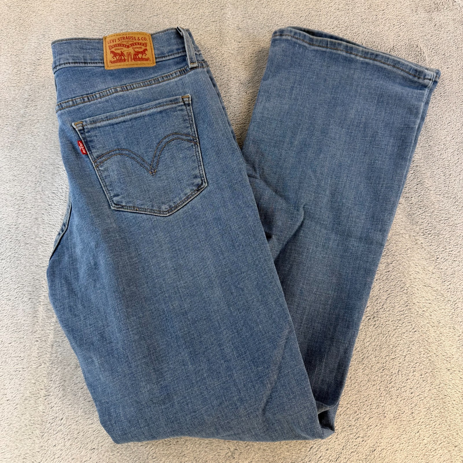 Levi's Classic Bootcut Jeans Women's Size 8 Mid Rise Blue Denim