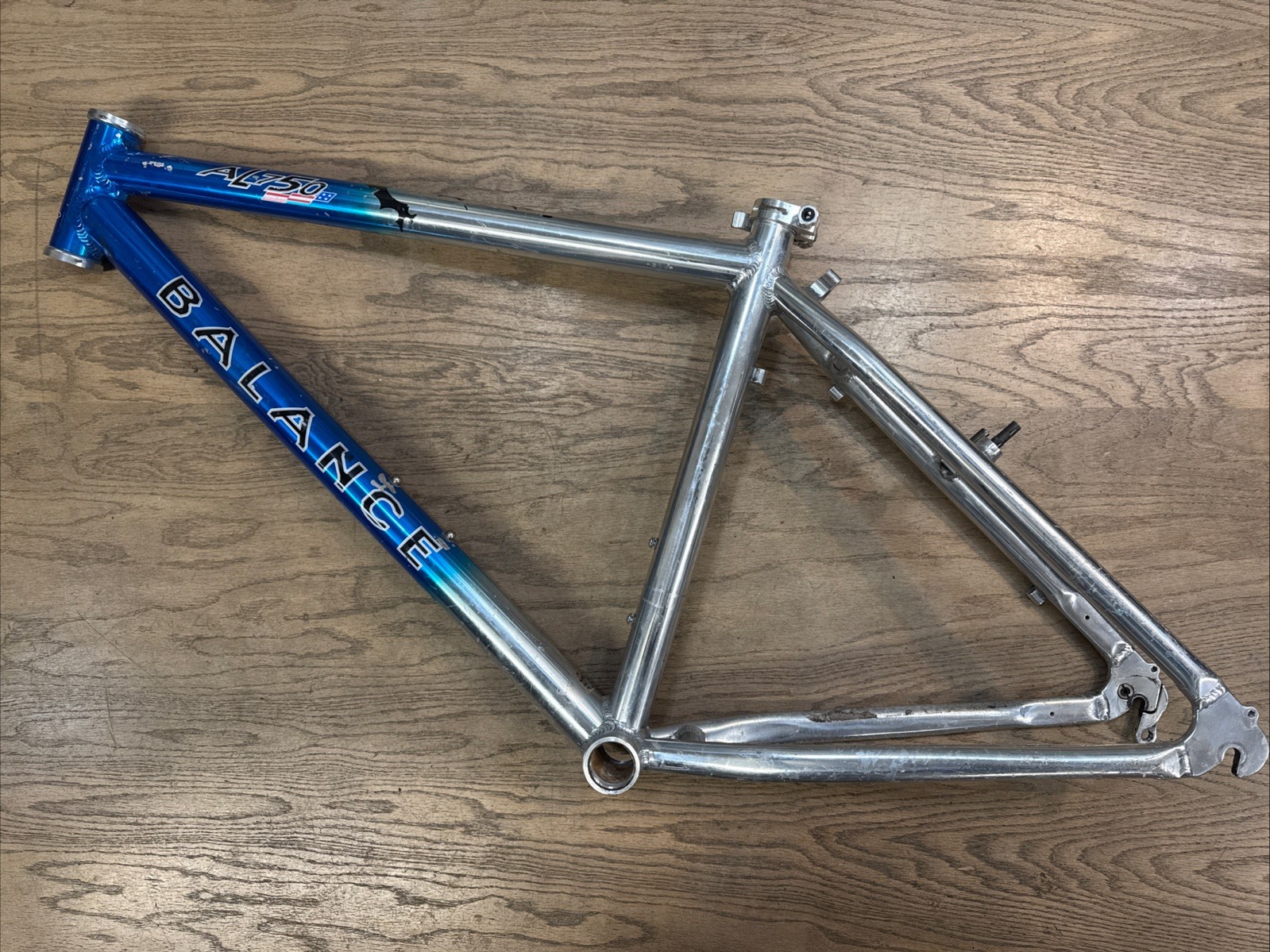 Balance AL-750 7005 Aluminum Mountain Bike Frame 17.5” 26” 1997