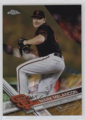2017 Topps Chrome Gold Wave Refractor 40/50 Mark Melancon #106 0b0