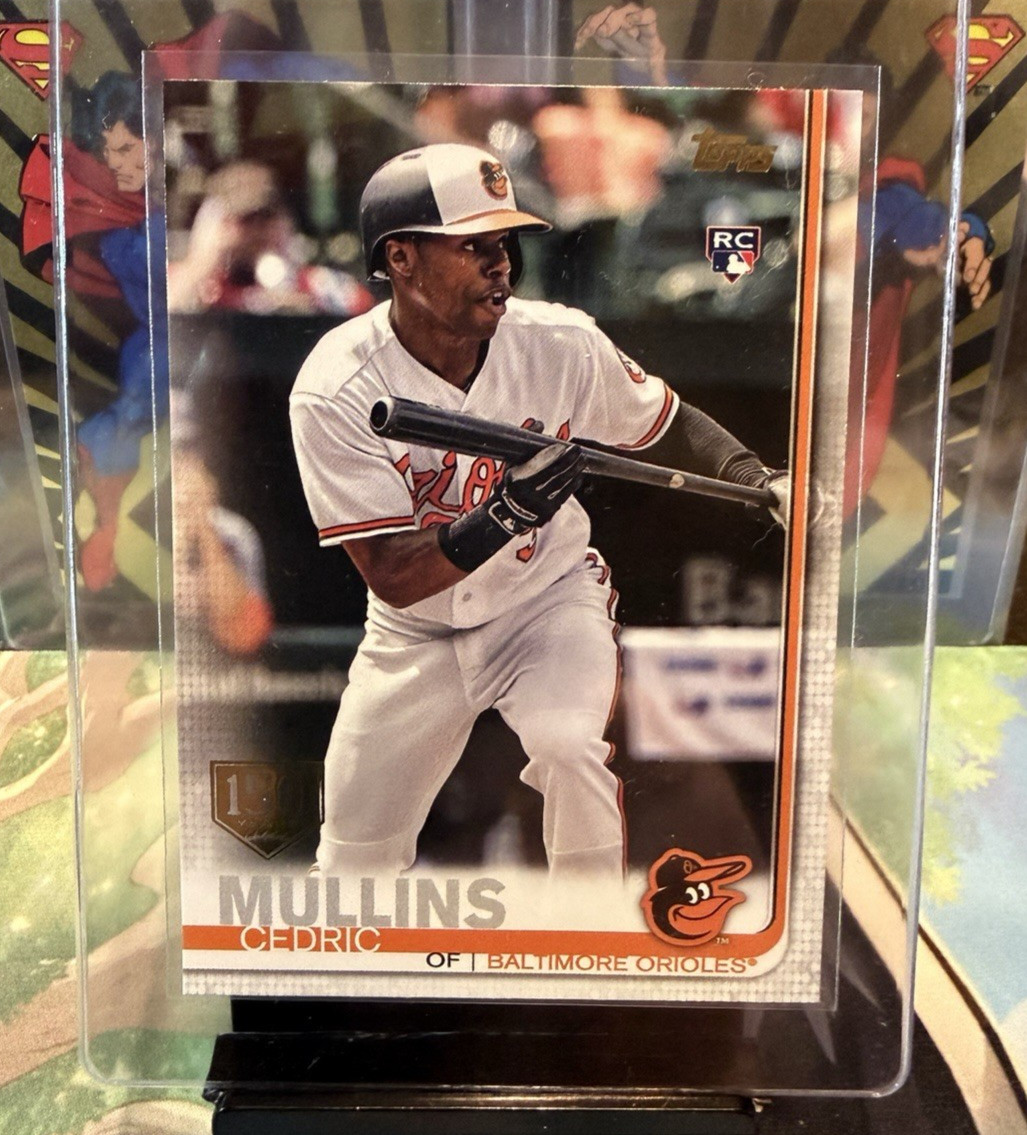 2019 Cedric Mullins Topps 150th Anniversary Rookie RC Card #318 Orioles 42A