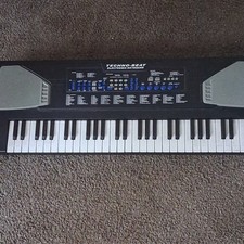 Techno-Beat 49-Key Electronic Keyboard, Black, Built-In Speaker, Beginner