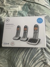 BT 4600 Big Button Advanced Call Blocker Home Phone with Answer Machine, Trio