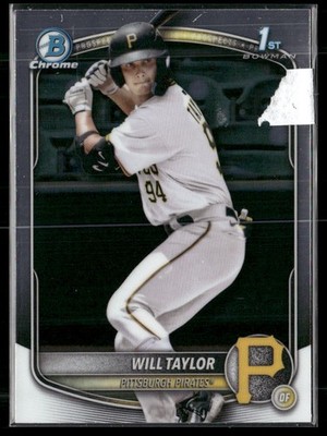 2025 Bowman Chrome #BCP-179 Will Taylor Prospects