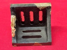 Eclipse Angle Plate 199 Cast Iron Webbed End 3x2-1/2x2 - Vintage New!