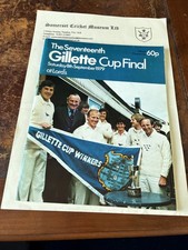 Gillette Cup Final 1979 Programme & Scorecard - Northamptonshire v Somerset