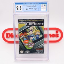 Game Boy Adv NICKELODEON: ALL GROWN UP! VOLUME 1 -CGC GRADED 9.8 A++ NEW Sealed!