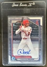 2024 Bowman Draft Christian Moore Chrome Auto 1st Prospect #CPA-CM Angels