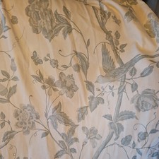 Laura Ashley Summer Palace Duck Egg & Cream Curtains W64 X L52 Inches 