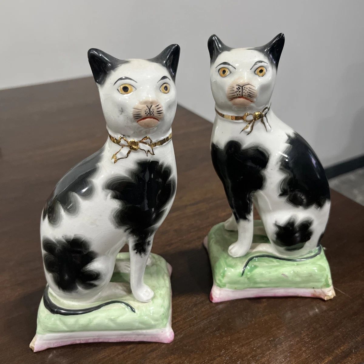 antique staffordshire cats products for sale | eBay
