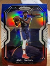 2020-21 Panini Prizm - Joel Embiid #141 Red White & Blue Prizm