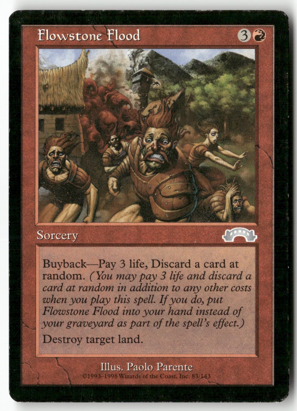 Flowstone Flood 83 Magic: The Gathering Exodus 1998