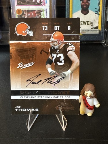 Joe Thomas [Autograph] #168 2007 Playoff Contenders card