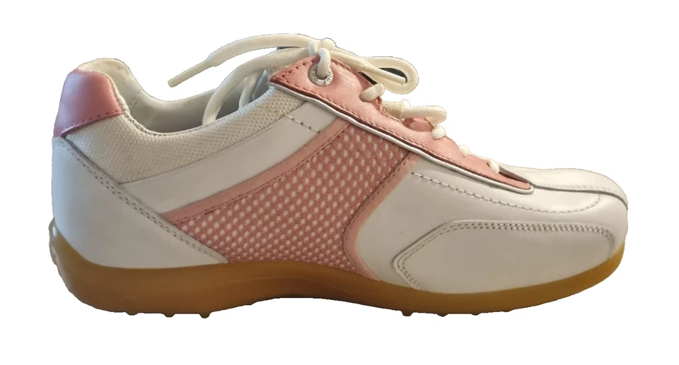 Bally Golf Damen Golfschuhe Avenida Leder Weiß Rosa Flexitec Gr.39 UK6 US 8,5 - Bild 4 von 4