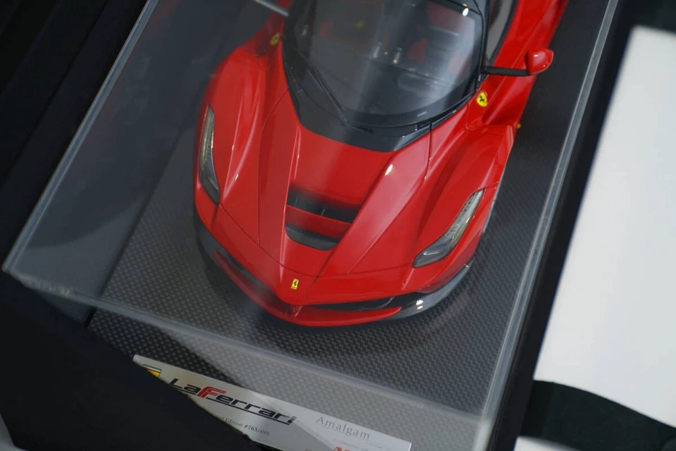 Amalgam Ferrari LaFerrari 1:12 Rosso Corsa Carbon Black Limited Edition e293 - Image 4 of 4