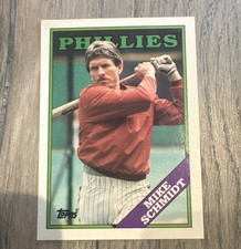 Topps 1988 Mike Schmidt #600 Philadelphia Phillies MLB Baseball Trading Card