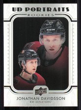 2019-20 Upper Deck UD Portraits #P72 Jonathan Davidsson