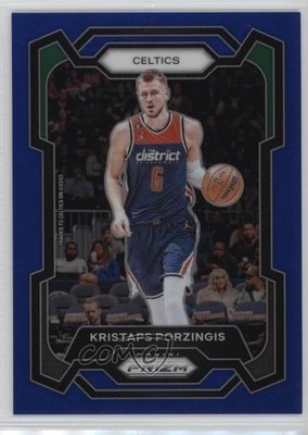 2023-24 Panini Prizm Blue Prizm 43/199 Kristaps Porzingis #8 0w8p