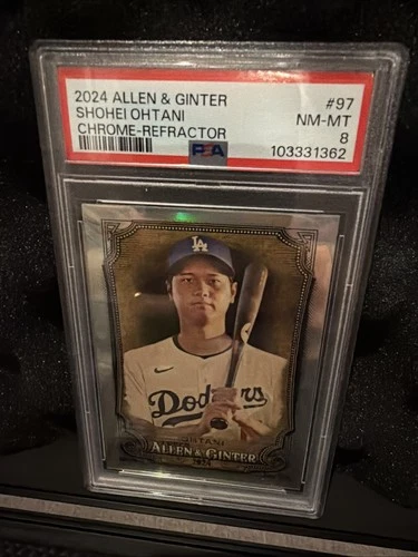 2024 Topps Allen & Ginter - Chrome Shohei Ohtani #97 Refractor - PSA 8 Dodgers