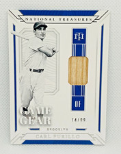2019 Panini National Treasures Baseball Carl Furillo Bat Relic Insert SP 74/99