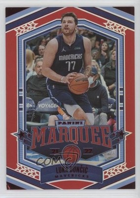 2021-22 Panini Chronicles Marquee Red 116/149 Luka Doncic #356 3u4