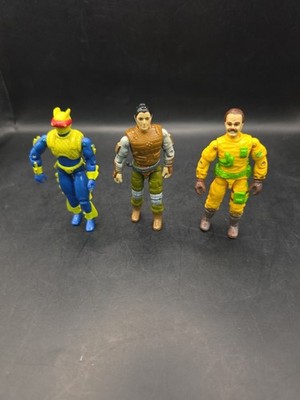 3 x G.I Joe Hasbro Figuren Cobra Enemy, Budo & Clean Sweep