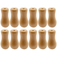 12 Pcs Blind Cord Pull Ends Wooden Knobs Replacement for Window Shades