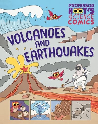 Professor Hoots Science Comics Volcanoes and Earthquakes by Jen Green PAPERBACK - Image 2