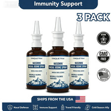 3x Nasomin Iodine Nasal Spray Natural Mineral Complex Cleanses Nasal Passages--