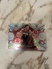2023-24 MOSAIC DISCO VARIATION PRIZM AMEN THOMPSON ROOKIE CARD #230 ROCKETS. rookie card picture