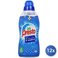 12X Paket Bio Presto FlüSsigwaschmittel 750 Ml