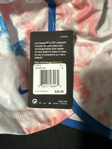 Nike Little Girls All Over Print Sprinter Shorts Size 6 - Picture 4 of 4