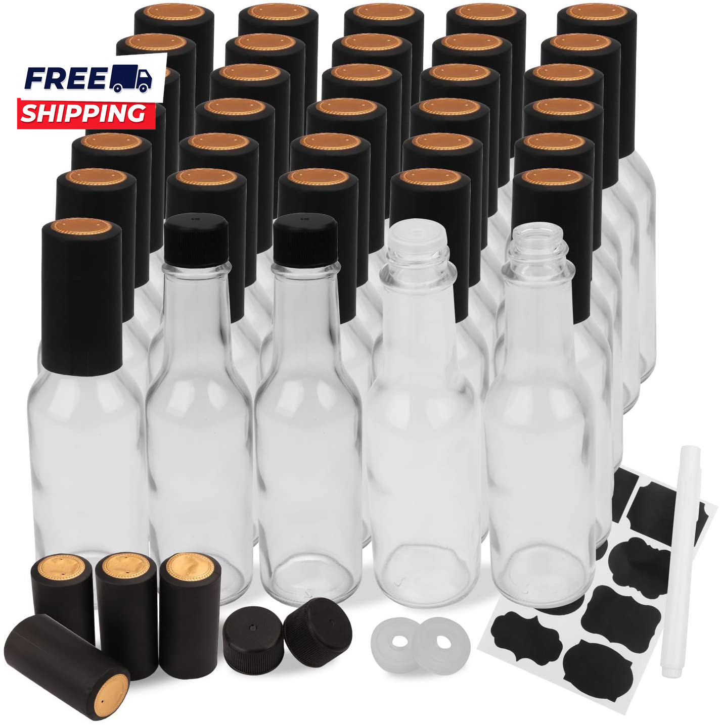 With Lids Glass Woozy Bottles With Dripper Inserts