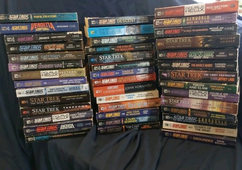 Lot Of 42 Star Trek Next Generation Paperback Books
