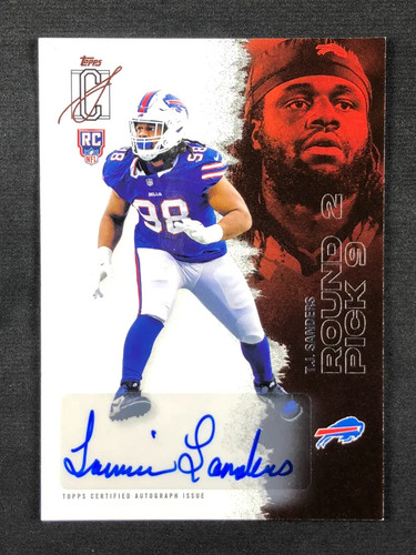 2025 Topps Signature T.J. Sanders Rookie Class Autographs (RAW)