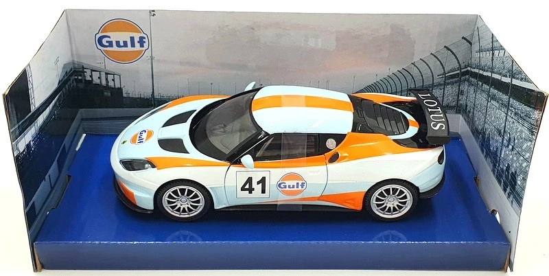 Motor Max 1/24 Scale Diecast 79660 - Lotus Evora GT4 - Gulf — 第 4/4 张图片