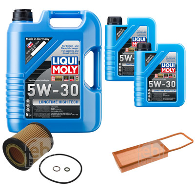 FEBI Inspektionspaket 7L LIQUI MOLY 5W-30 Longtime High Tech für BMW X5 F15