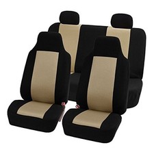 3D Air Mesh Car Seat Covers   Universal Fit Automotive Seat Full Set Beige