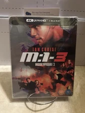 Mission Impossible 3 III 4K SteelBook UHD Blu-ray (UK)[2006] No Dent - ShpNextDy