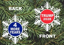 President Donald Trump Christmas Tree Ornament