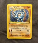 Pokémon Machamp 8/102 Base Set 1st Edition Holo