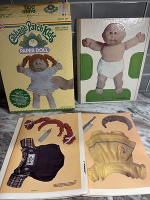 Cabbage Patch Kids Paper Doll #640 Vintage 1983 Avalon Ind. UNCUT