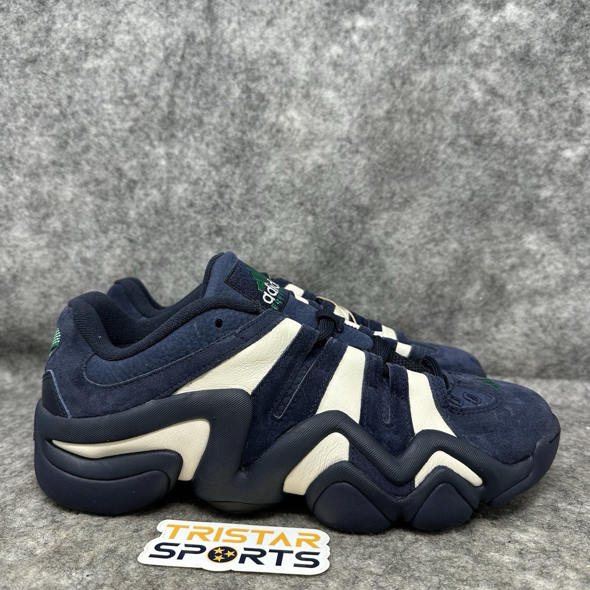 Size 9.5 - Hoop York City x adidas Crazy 8 Low Legend Ink Off