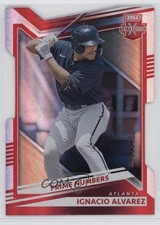 2022 Elite Extra Edition Prime Numbers C Die-Cut Nacho Alvarez Jr Ignacio 0c2