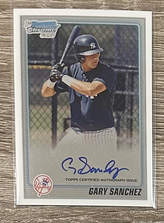 2010 Bowman Chrome #BCP207 Gary Sanchez Prospects AUTO