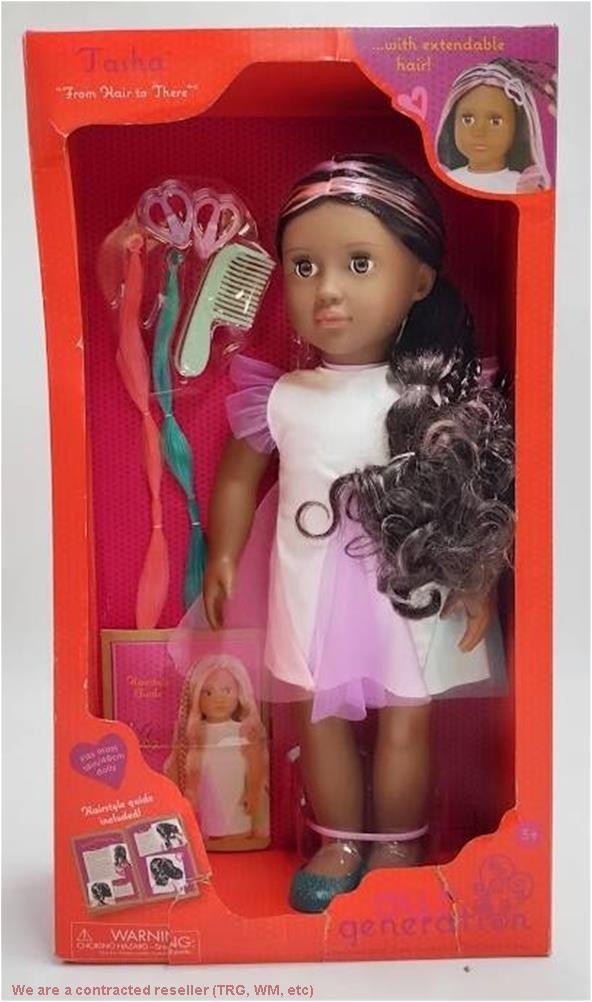 Our Generation Tasha 18" Rainbow Hair Grow Doll SEE DETAILS