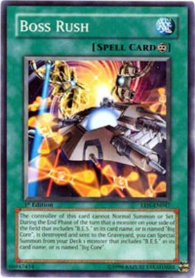 Boss Rush - EEN-EN047 - Common - 1st Edition - Damaged