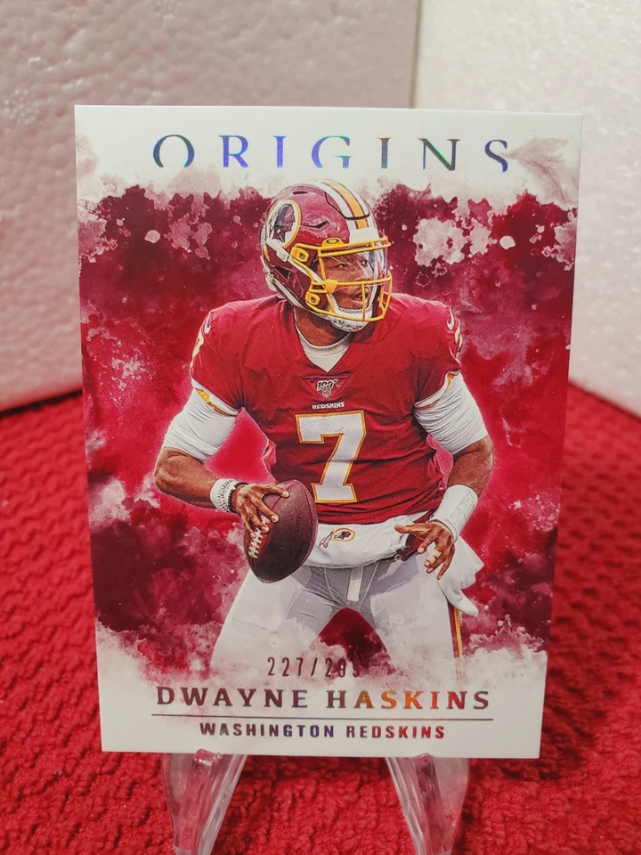 2020 Origins NFL #/299 Dwayne Haskins Washington Redskins THICK - Image 2 of 4